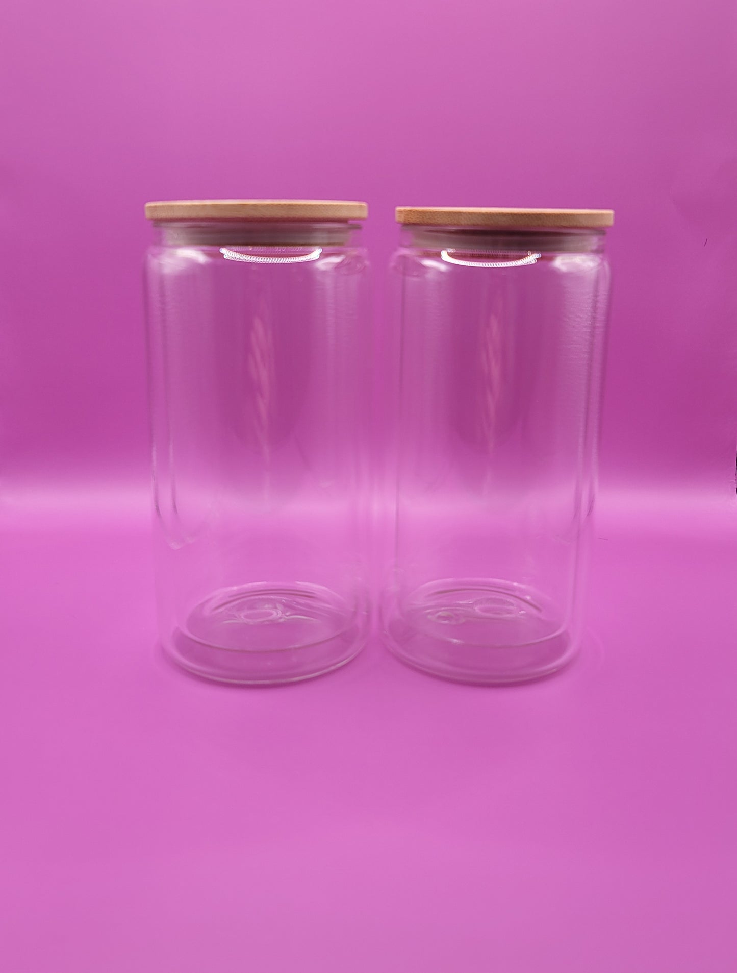 16 oz glass clear snow globe