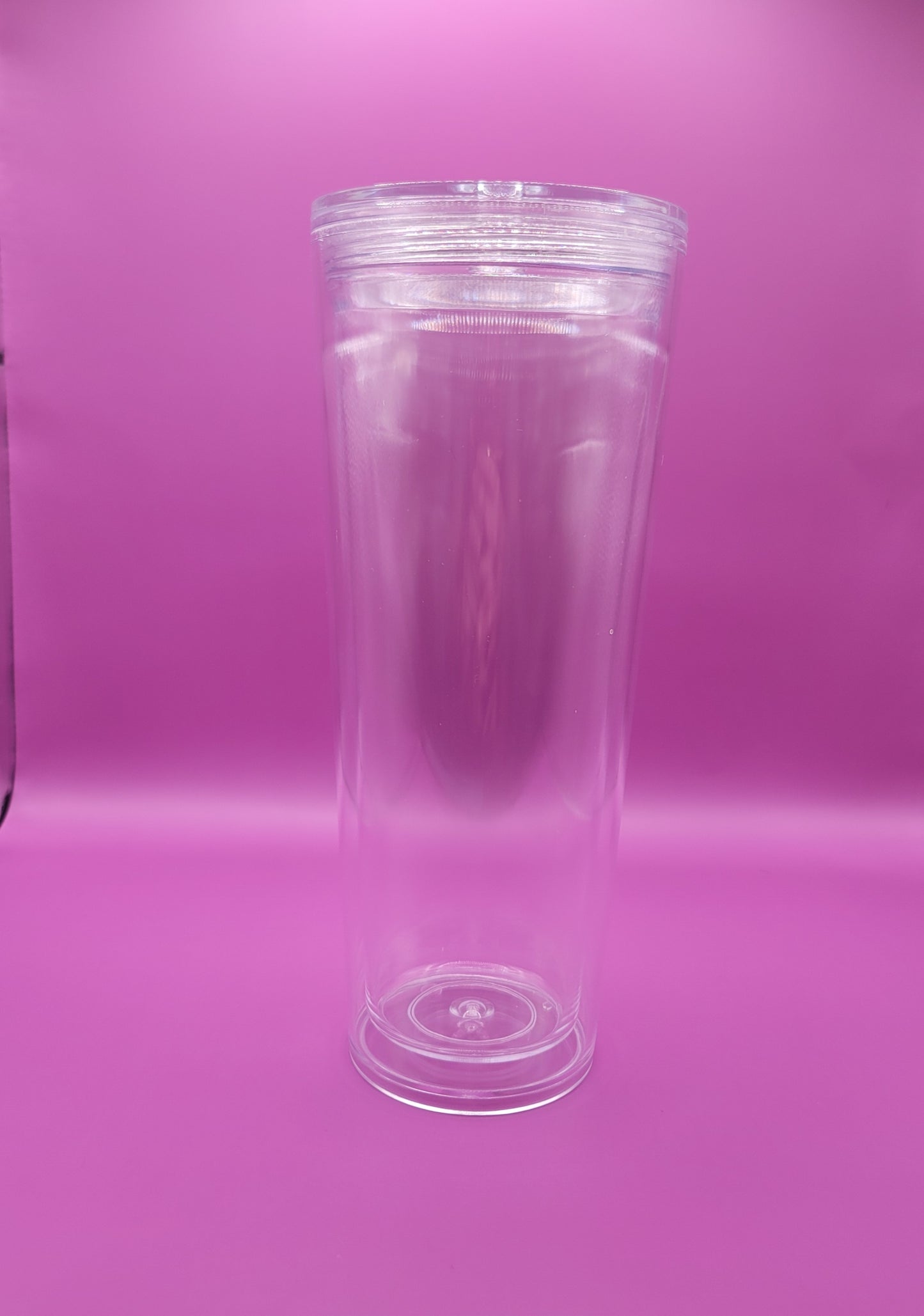 24 oz plastic snow globe tumbler